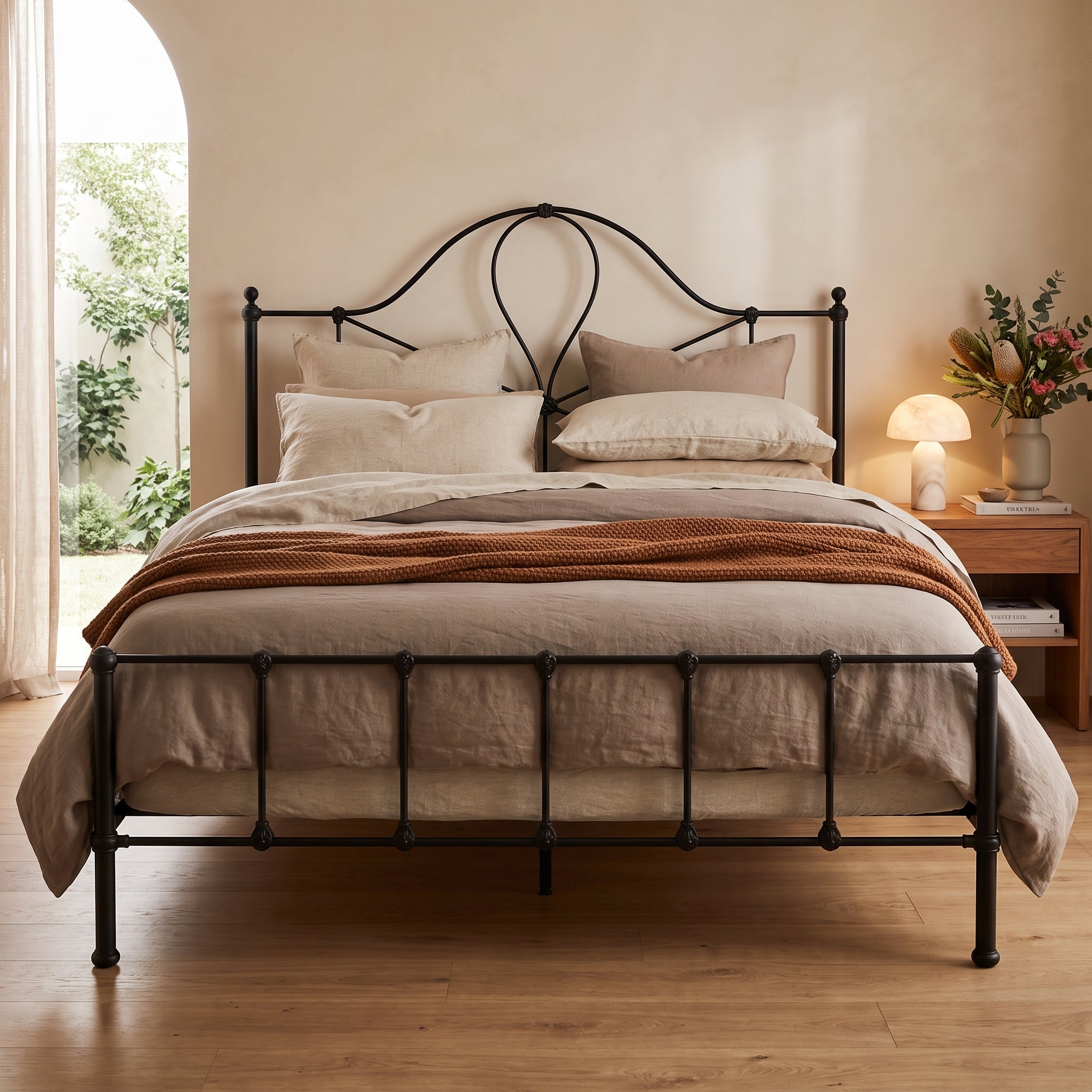 Arthur Cast Iron Bed Frame