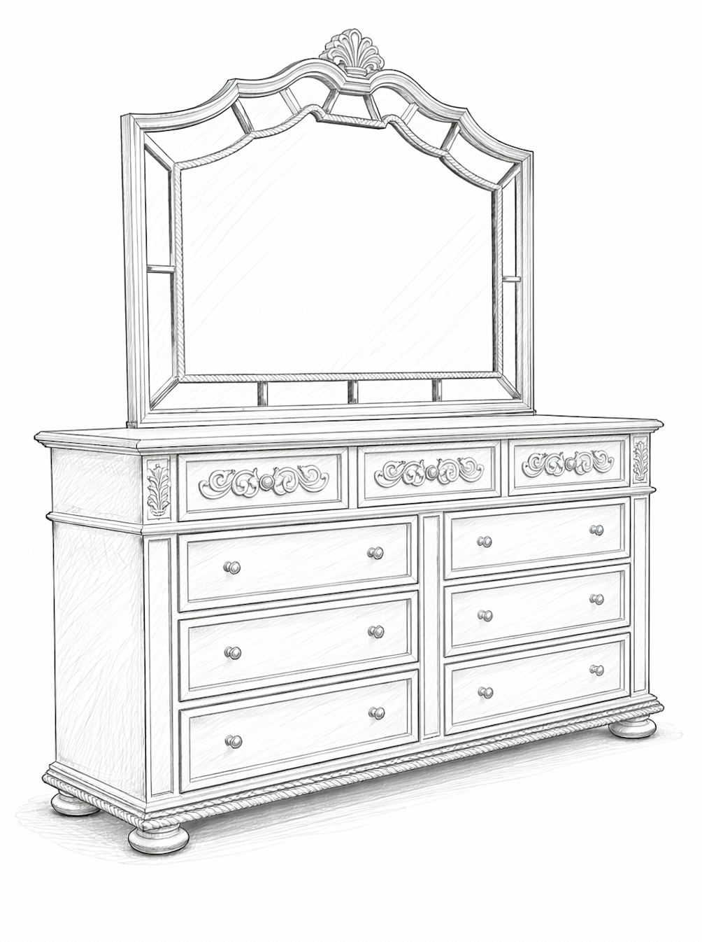 Azha Dressing Table