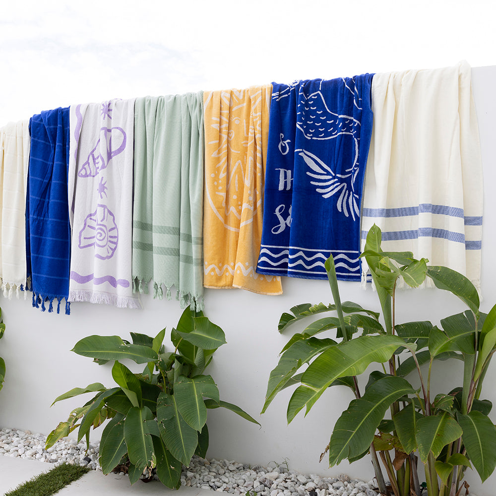 Sophia Beach Towel Azure