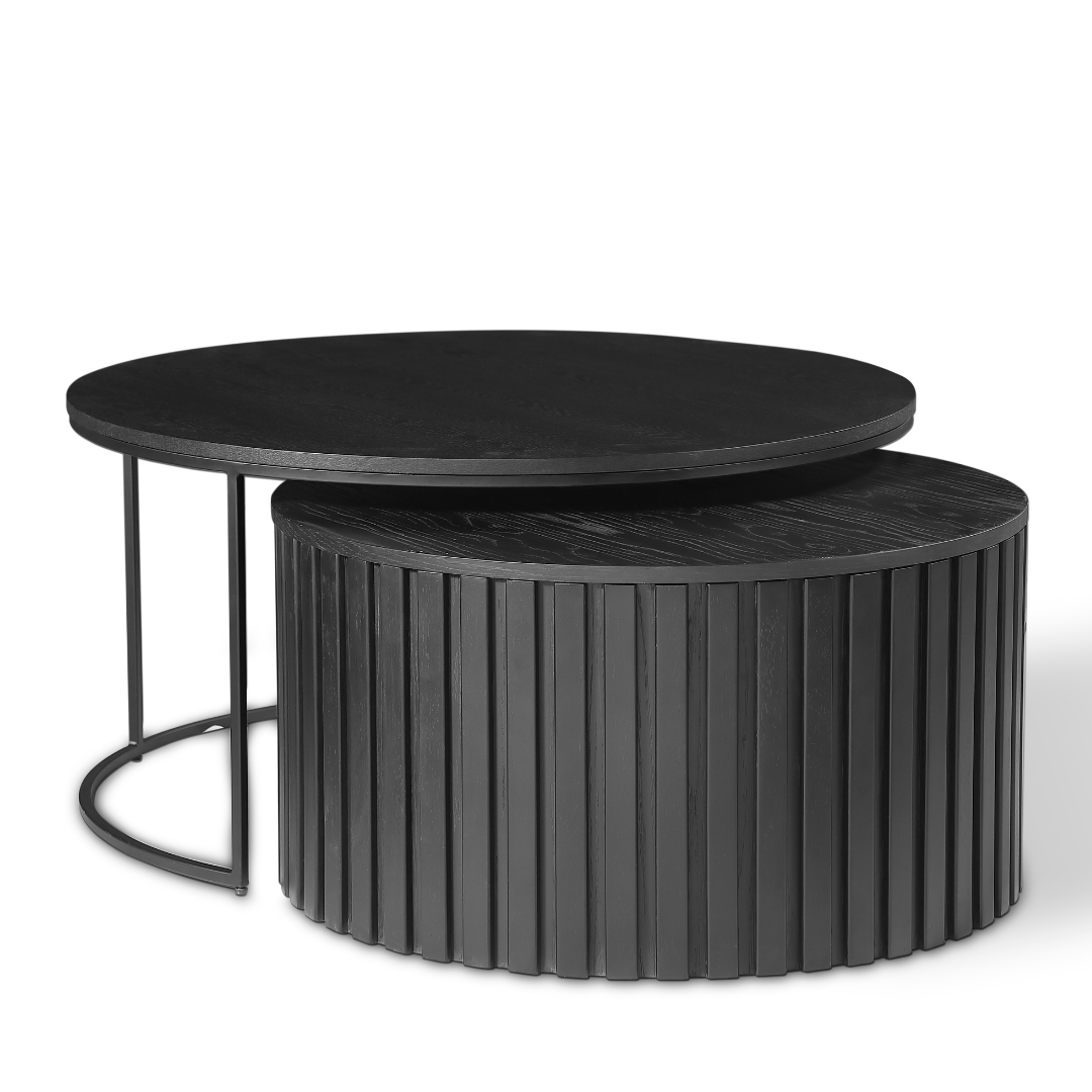 Apollo Bay Coffee Table Set in Black