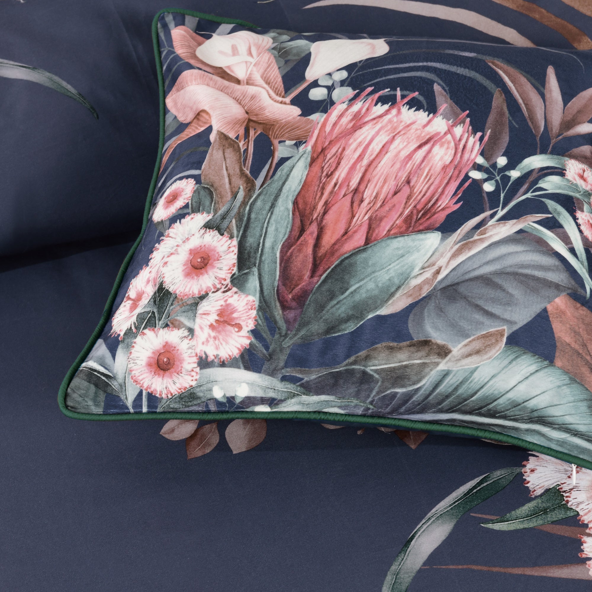 Balwyn Quilt Cover Set Indigo