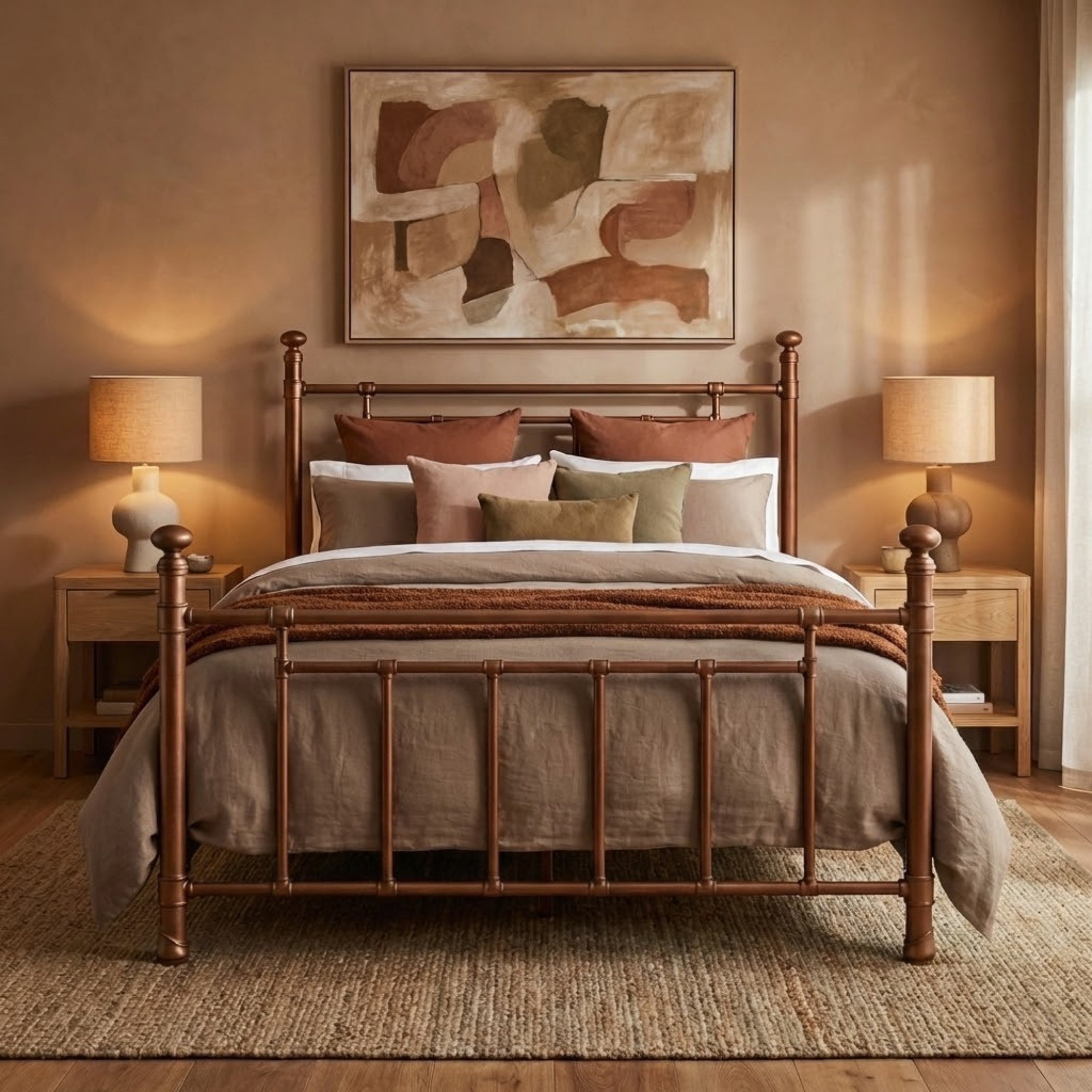 Blake Cast Iron Bed Frame