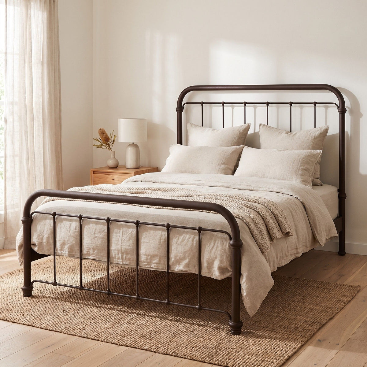 Braden Cast Iron Bed Frame