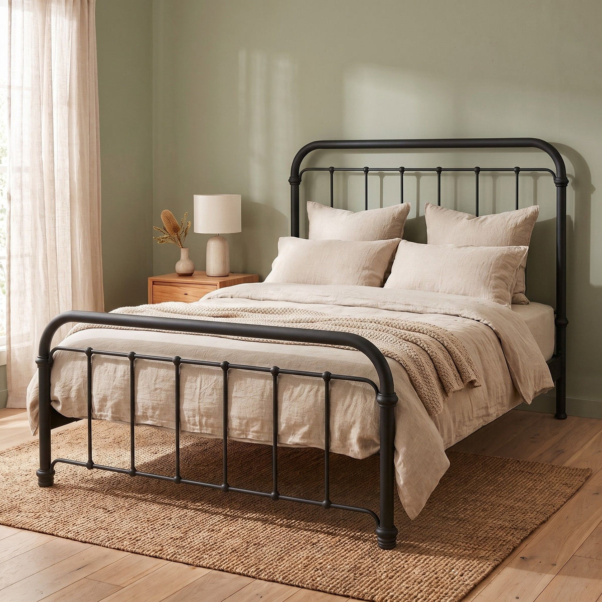 Braden Cast Iron Bed Frame