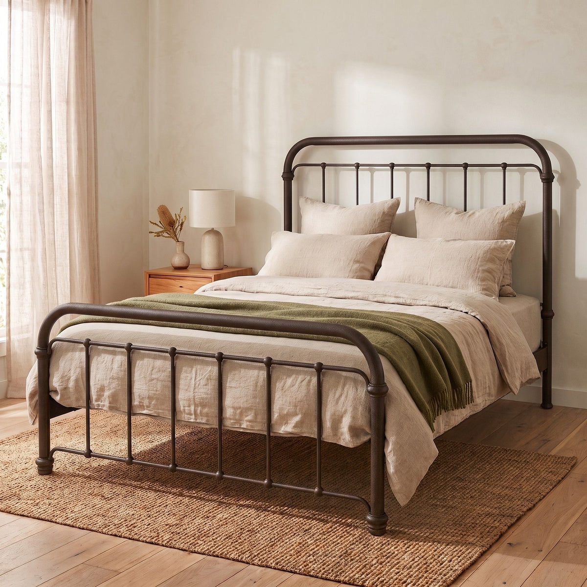 Braden Cast Iron Bed Frame