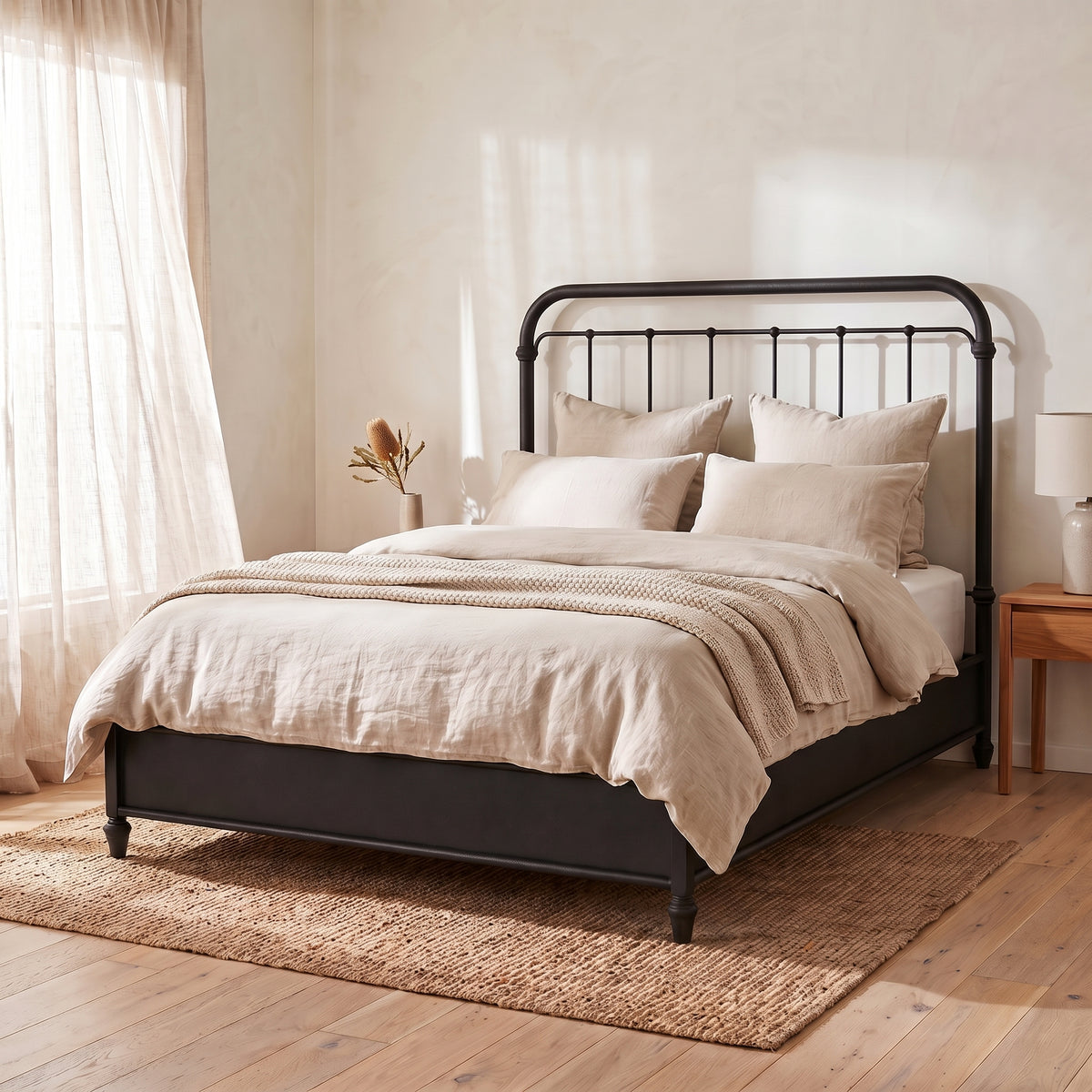 Braden Cast Iron Bed Frame