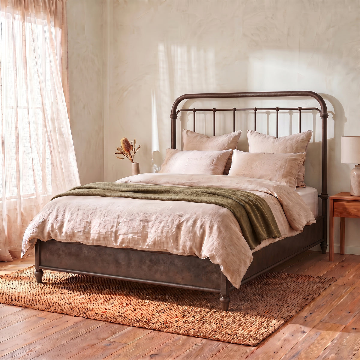 Braden Cast Iron Bed Frame