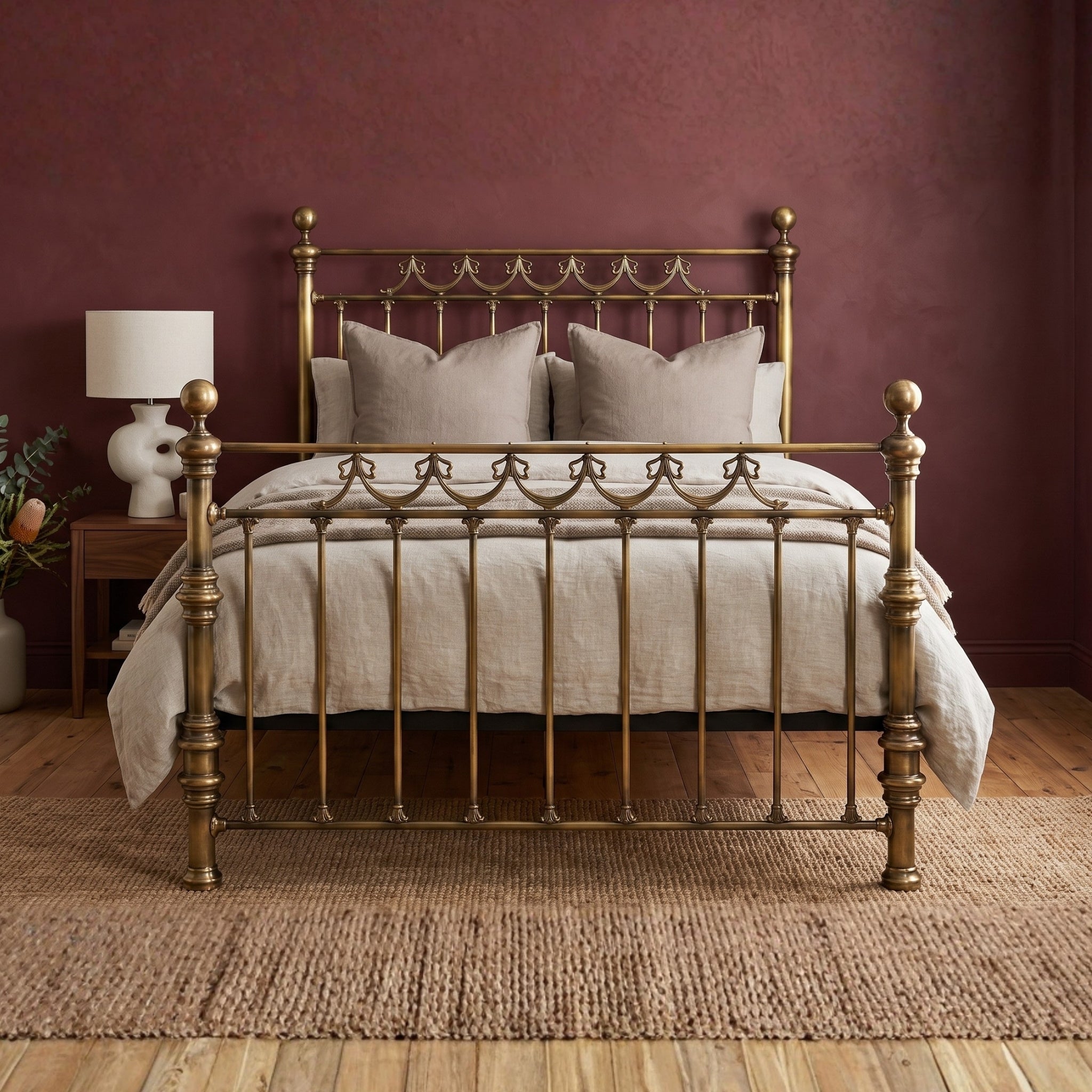 Bradvale Brass Bed Frame