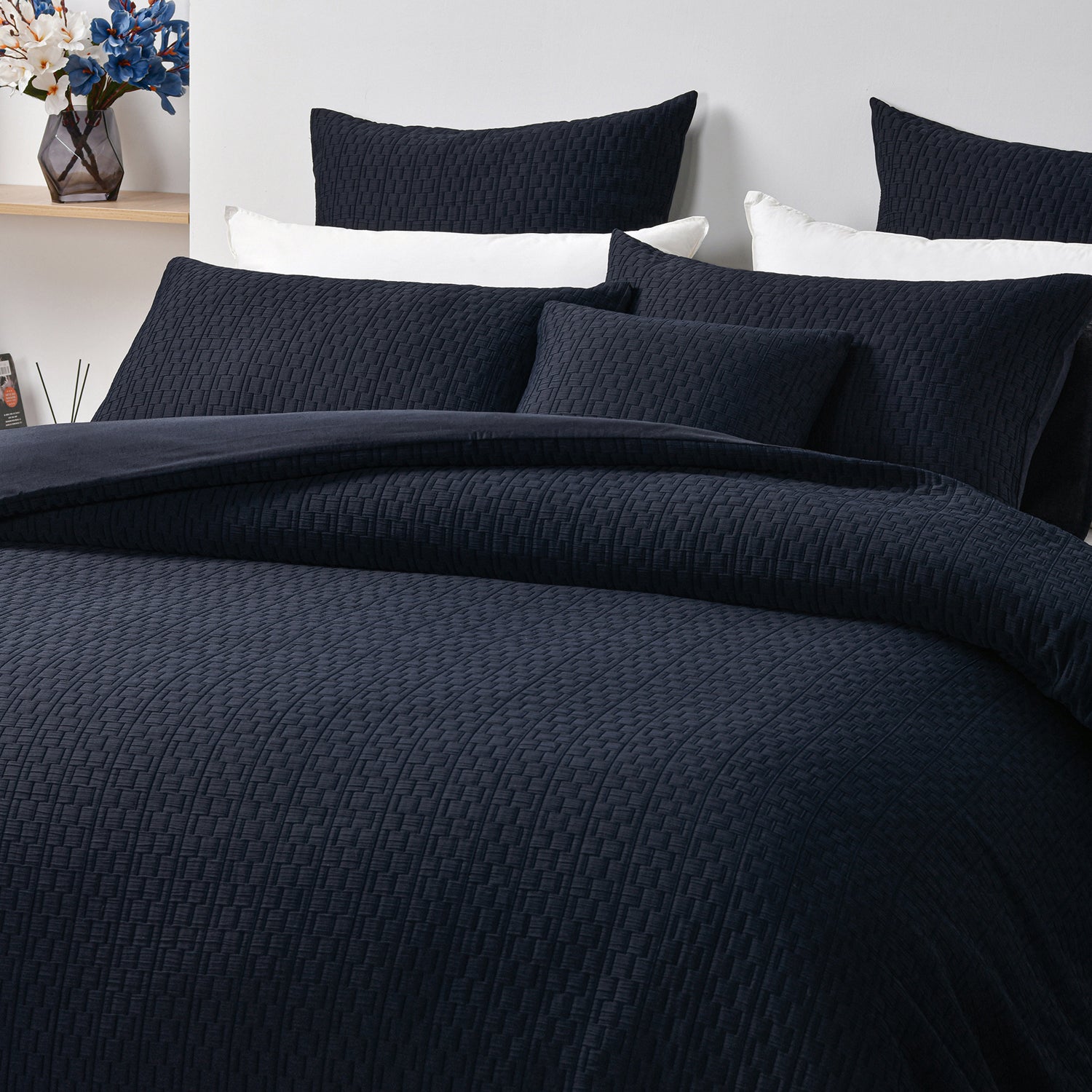 Burleigh Quilt Cover Set Ink