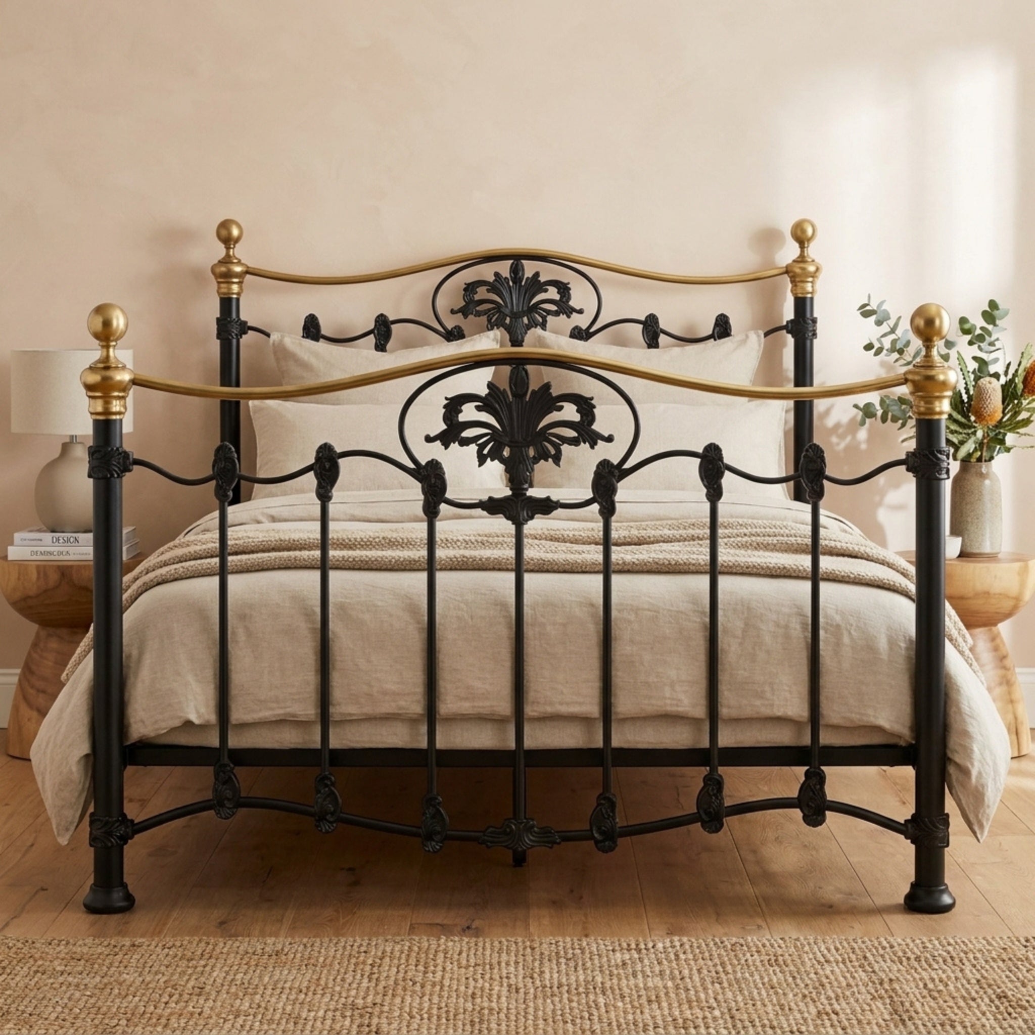 Camelot Cast Iron Bed Frame