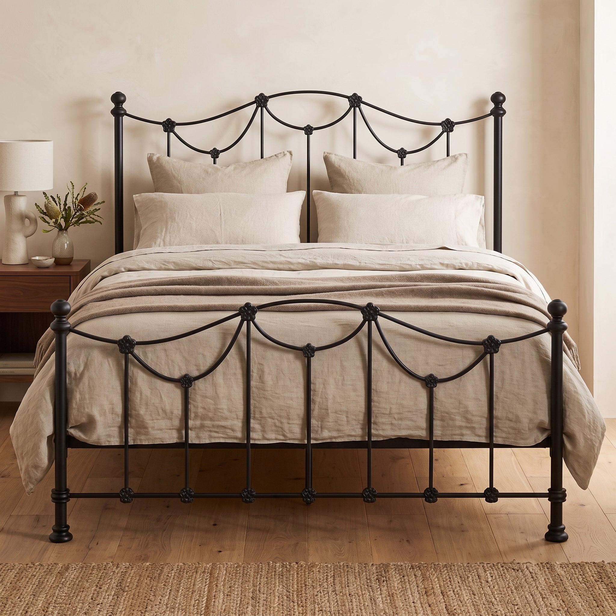 Carlton Cast Iron Bed Frame