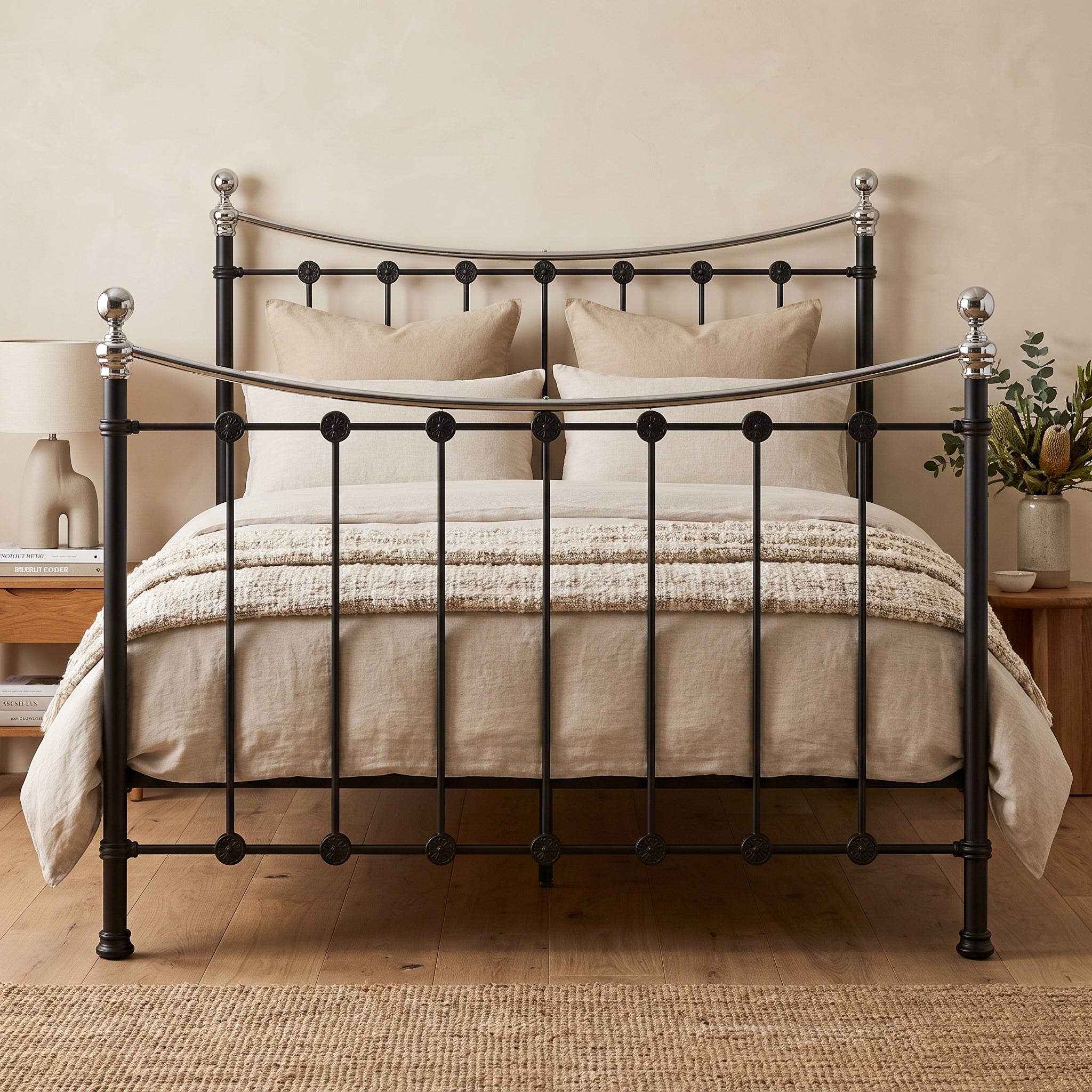 Carrum Cast Iron Bed Frame