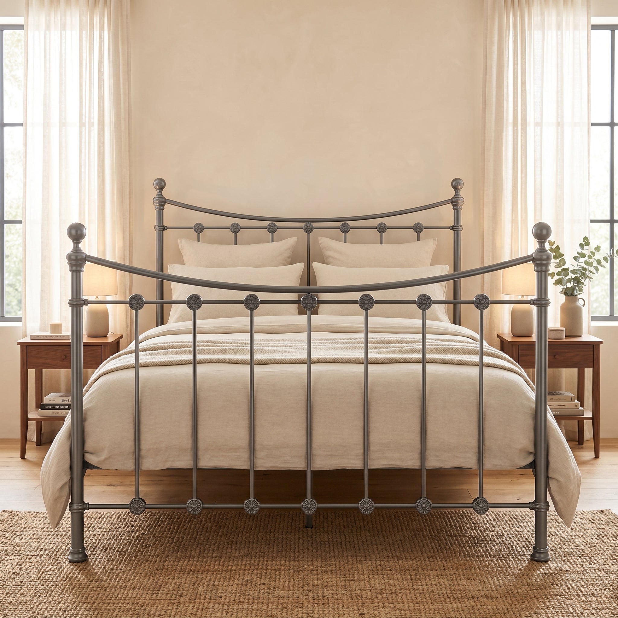 Carrum Cast Iron Bed Frame