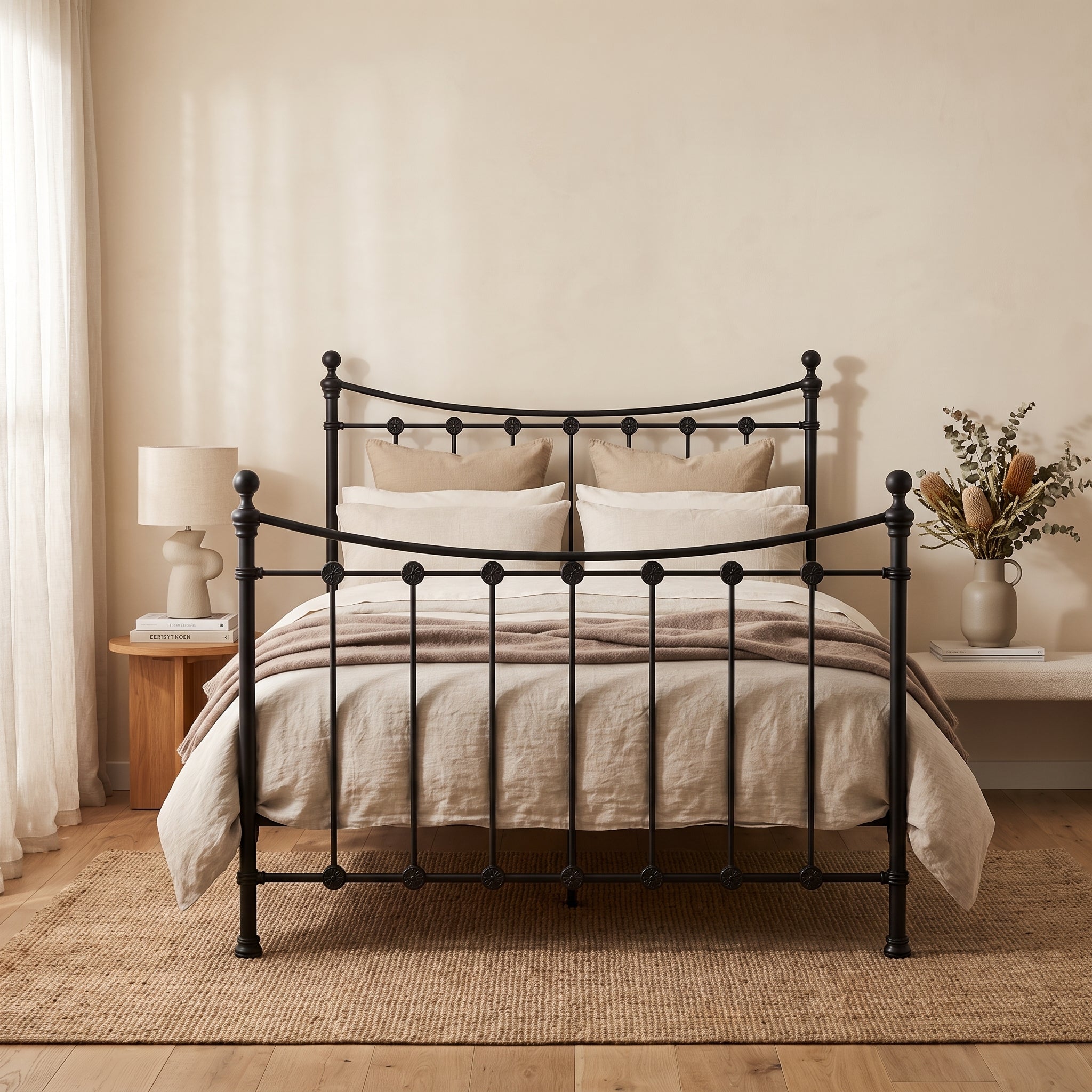 Carrum Cast Iron Bed Frame