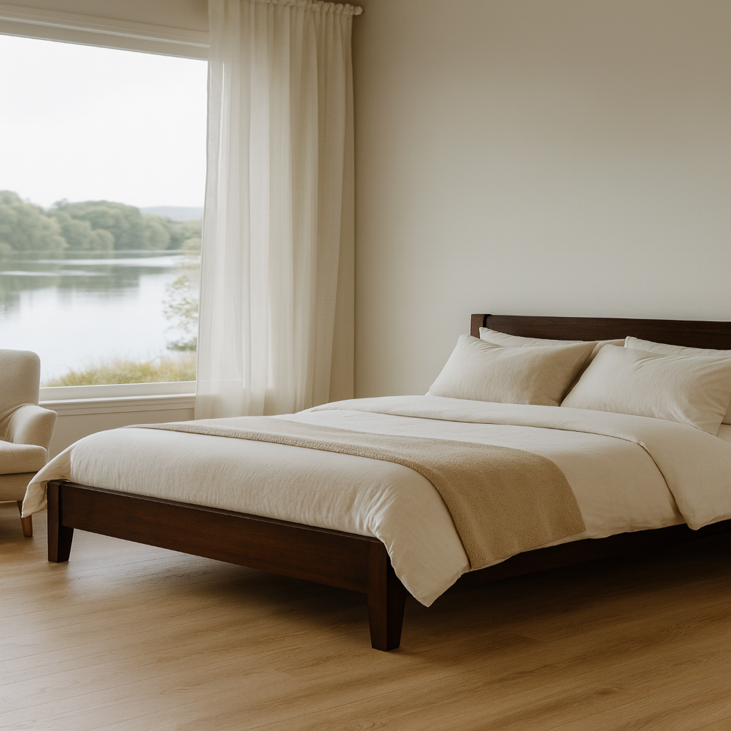 Charles Wood Bed Frame Low Profile