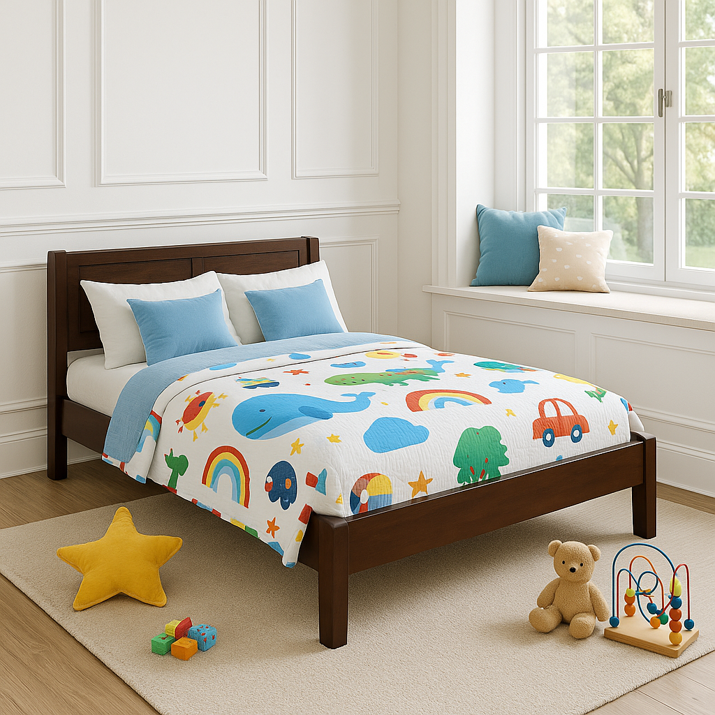 Charles Wood Bed Frame Low Profile