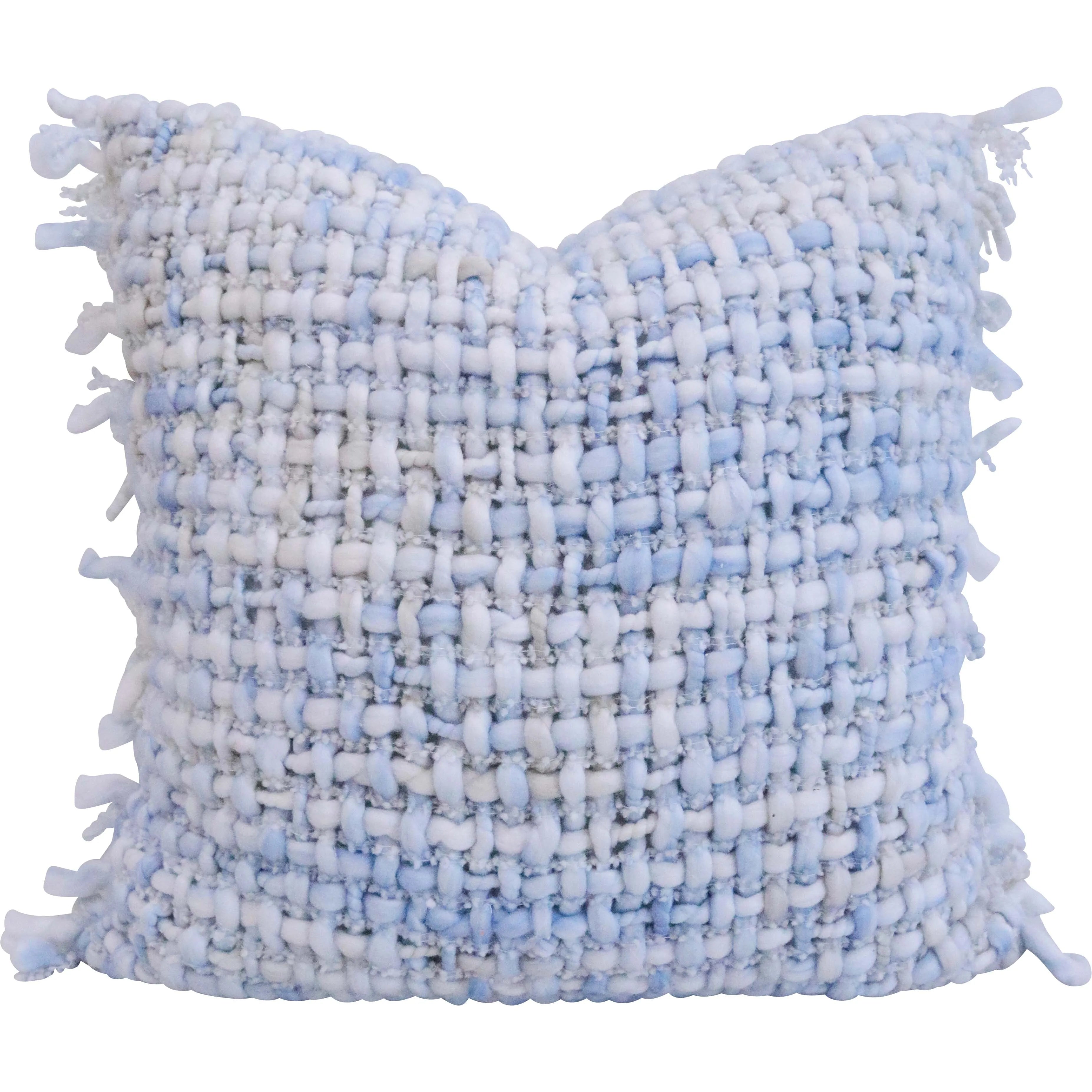 Handmade Sea Breeze Chunky Knit Cushion