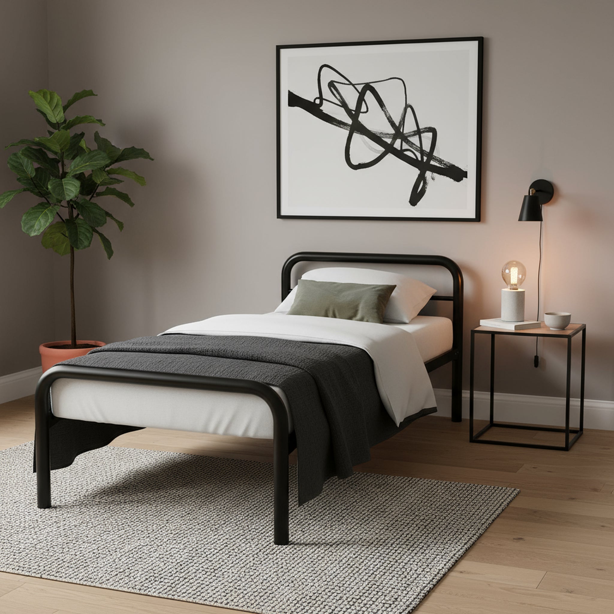 Classic Metal Bed Frame