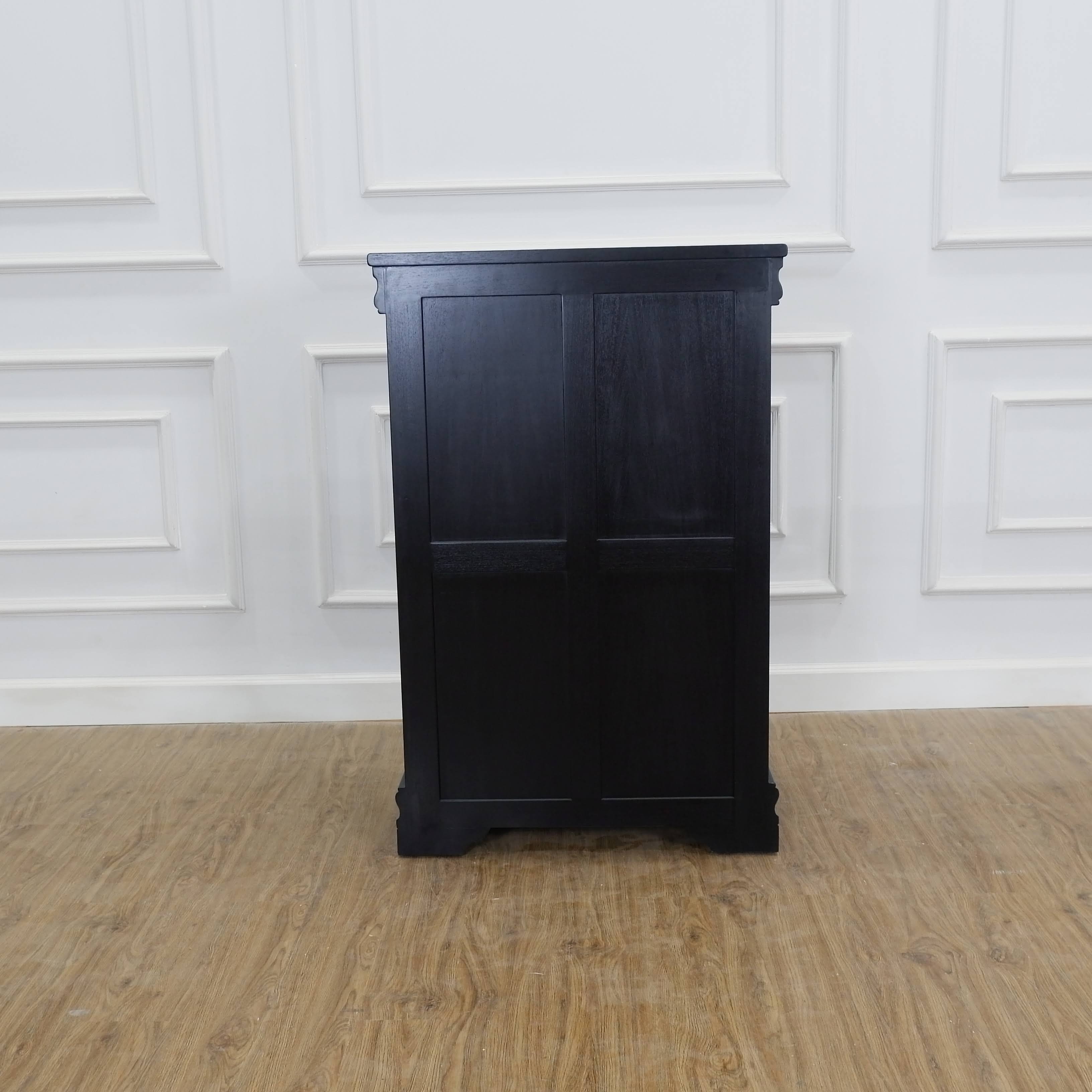 Louis Philippe Chest Of Drawers - Black