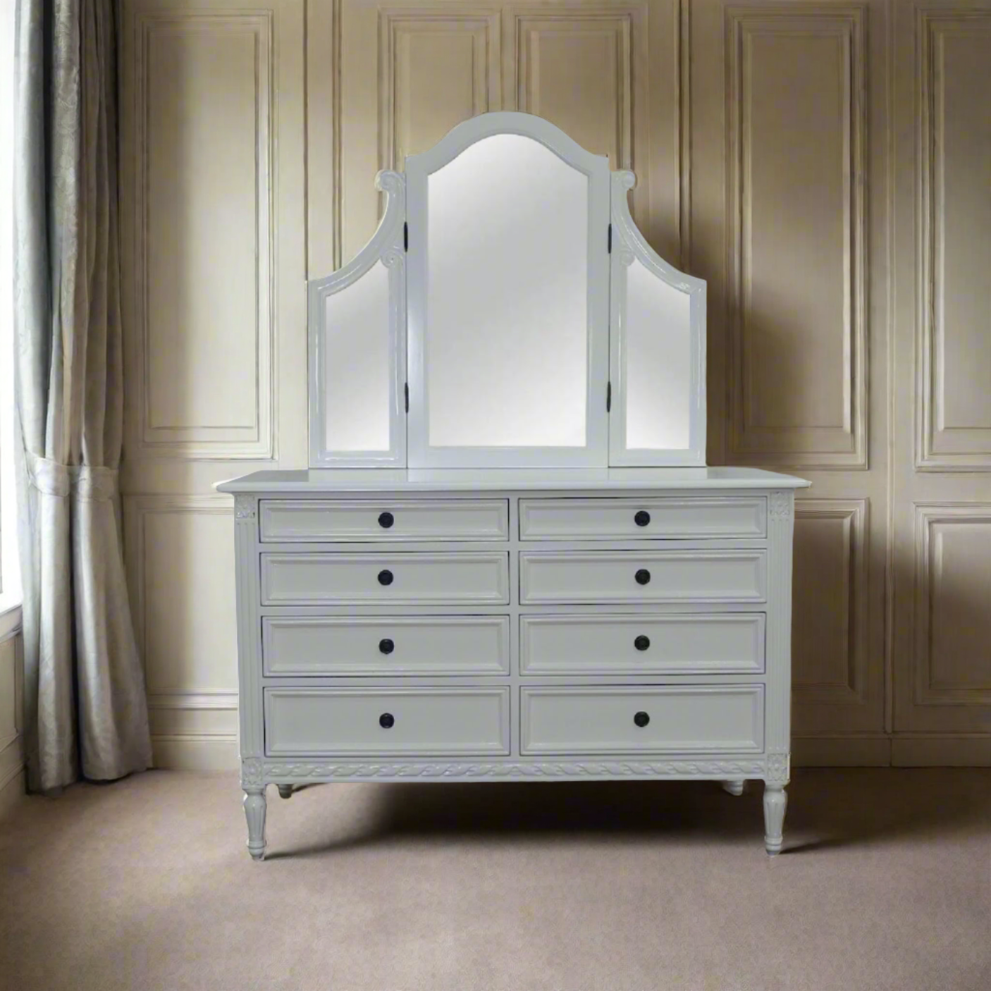 Andorra Dressing Table with Mirror