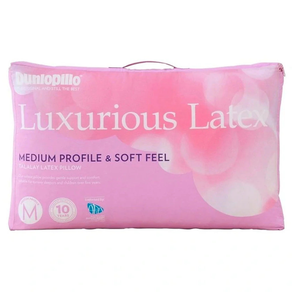 Luxurious Latex Medium Profile & Soft Feel Pillow