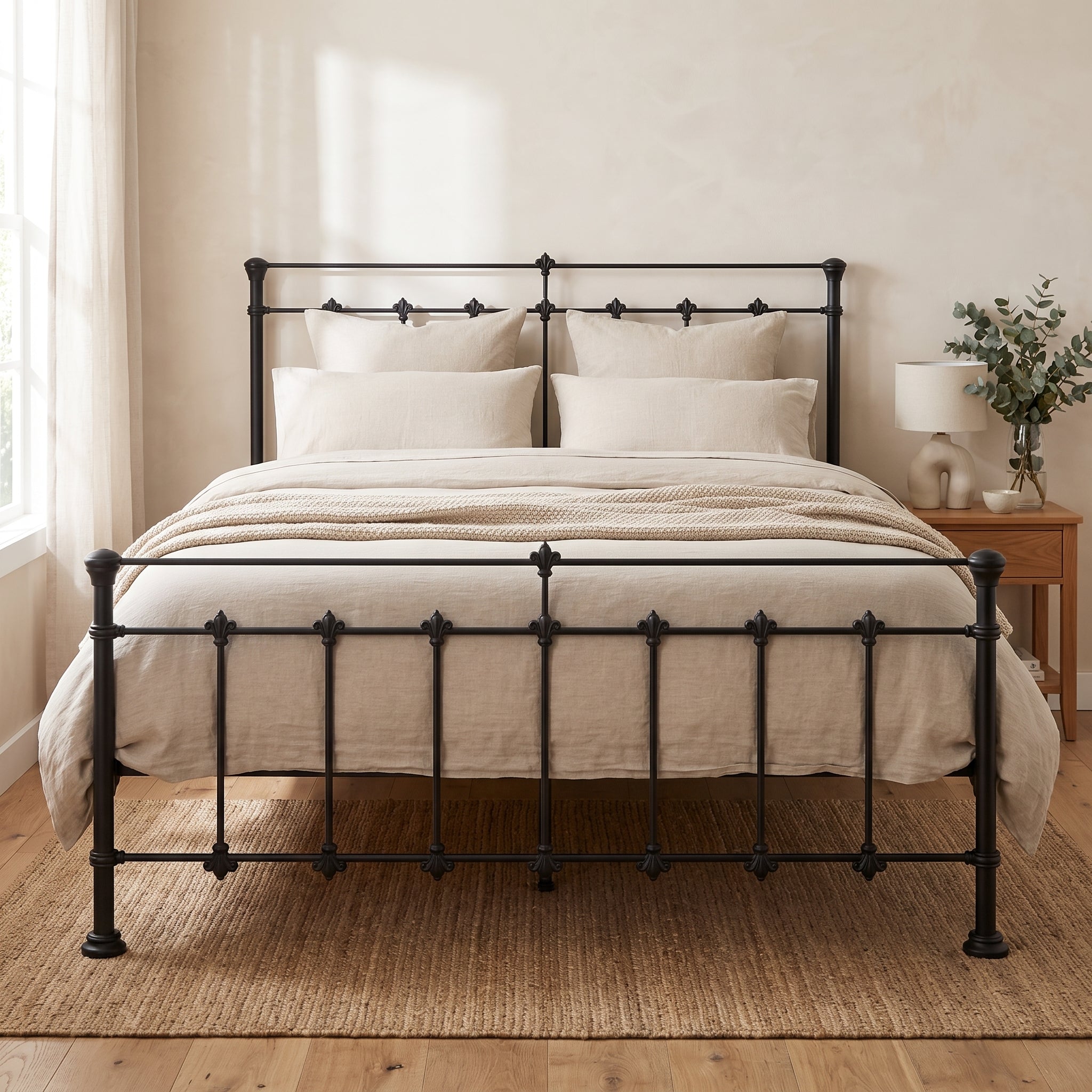 Edan Cast Iron Bed Frame