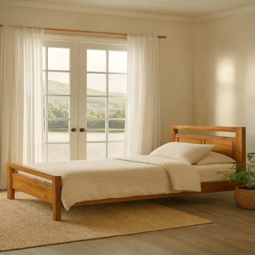 Felipe Wood Bed Frame
