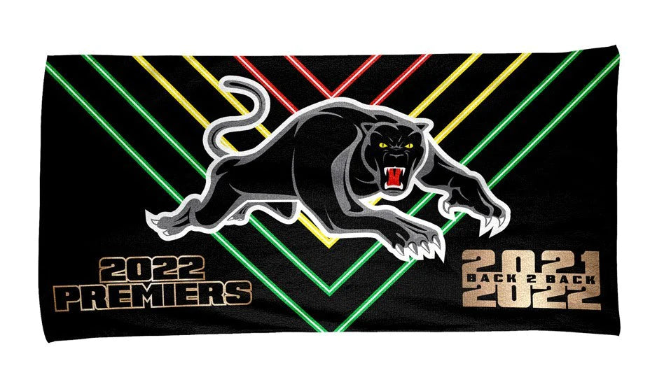 Penrith Panthers  Beach Towel - Grand Final 2022