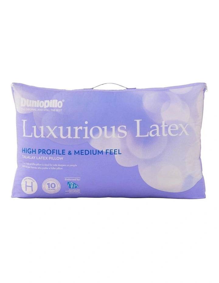 Luxurious Latex High Profile & Medium Feel Pillow