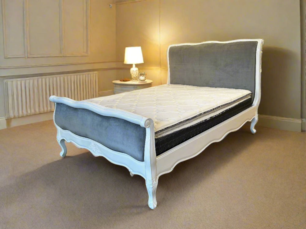 Andorra Wooden Sleigh Bed