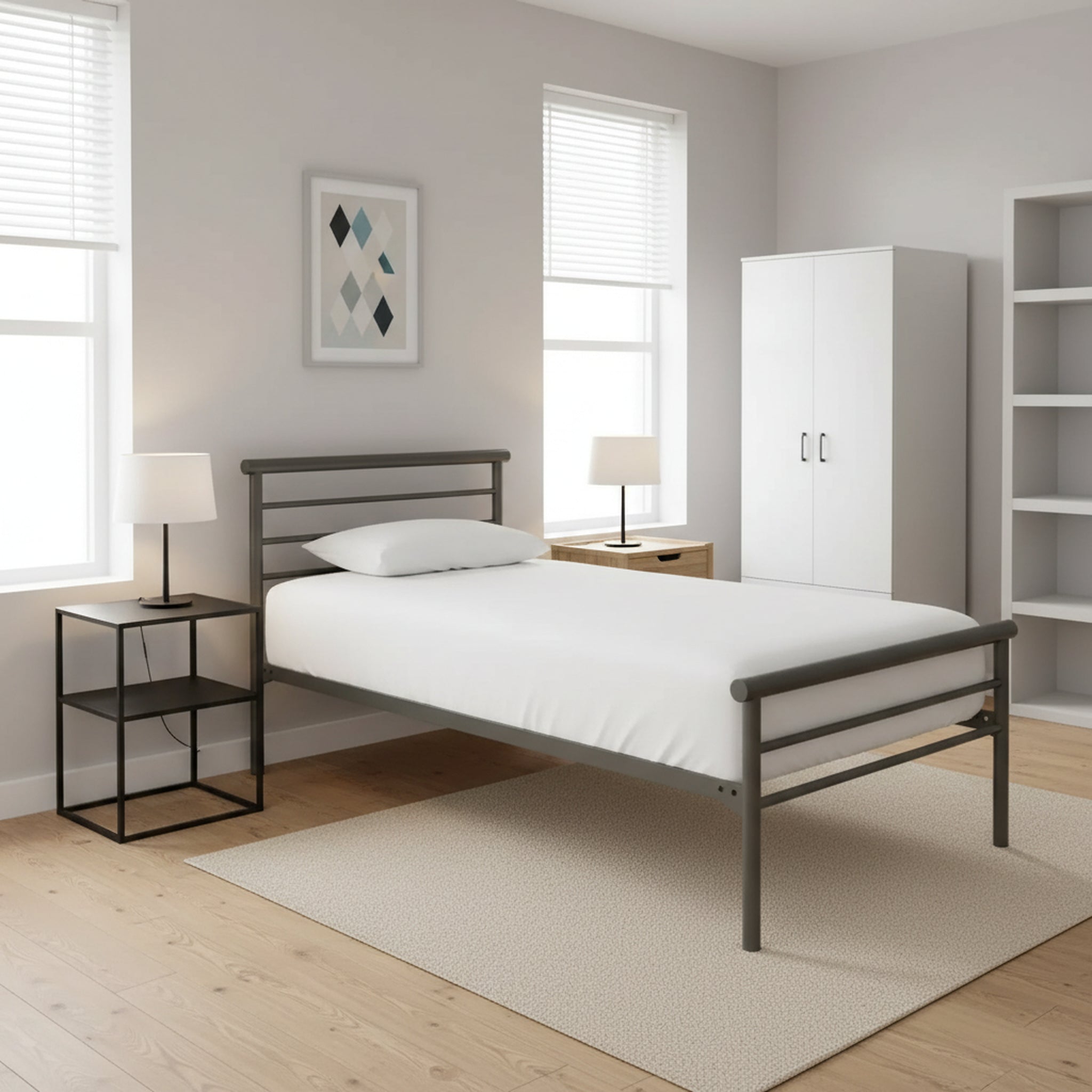 Industry Metal Bed Frame