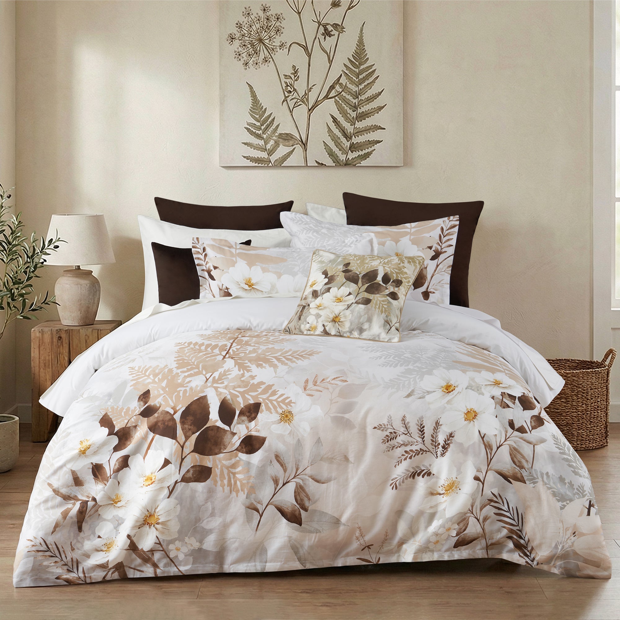 Jubilee Quilt Cover Set Natural