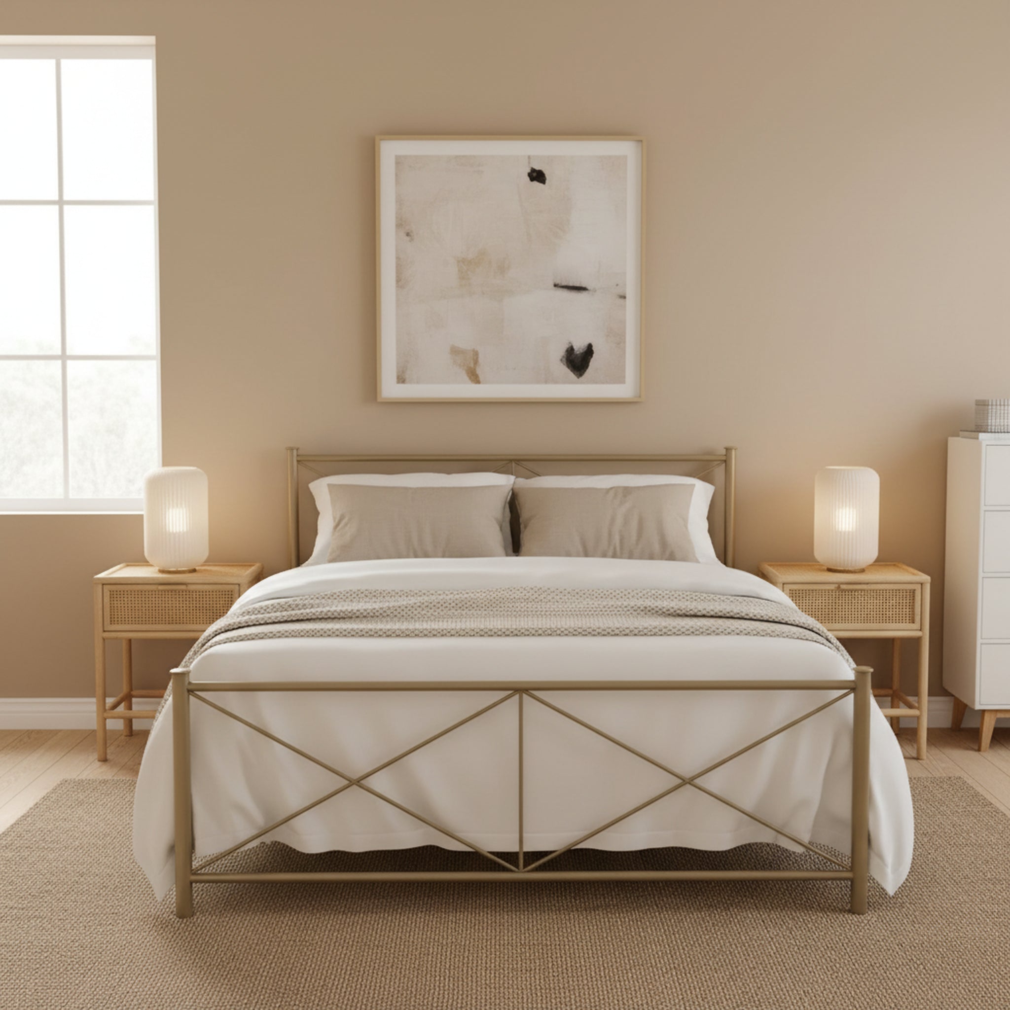 Madrid Metal Bed Frame