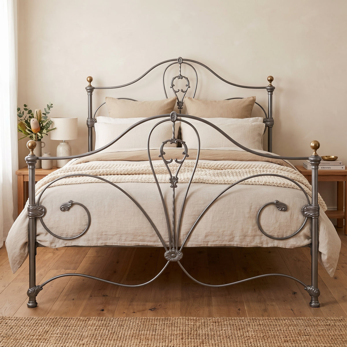 Melbourne Cast Iron Bed Frame