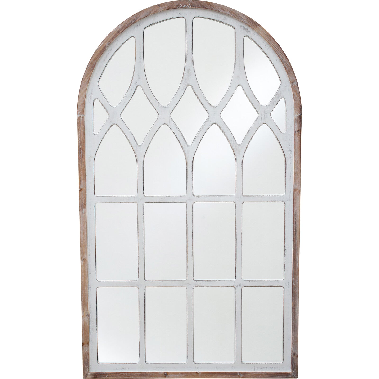 Rustic Arched Mirror