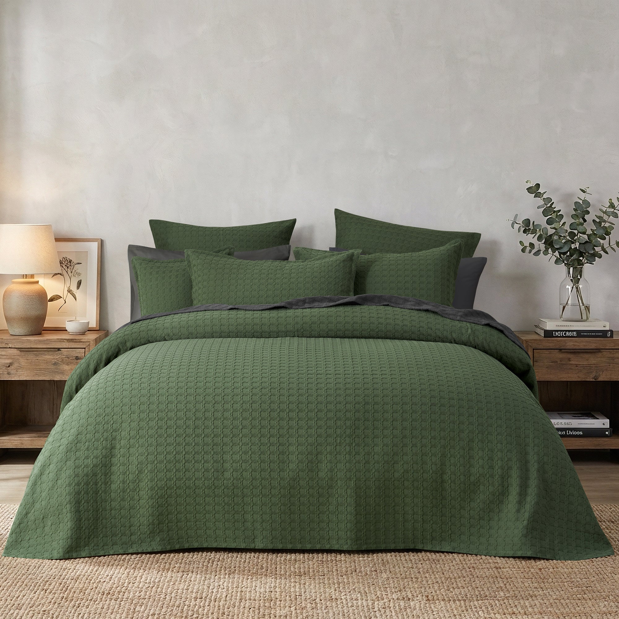 Mossbury Bedspread Set Olive