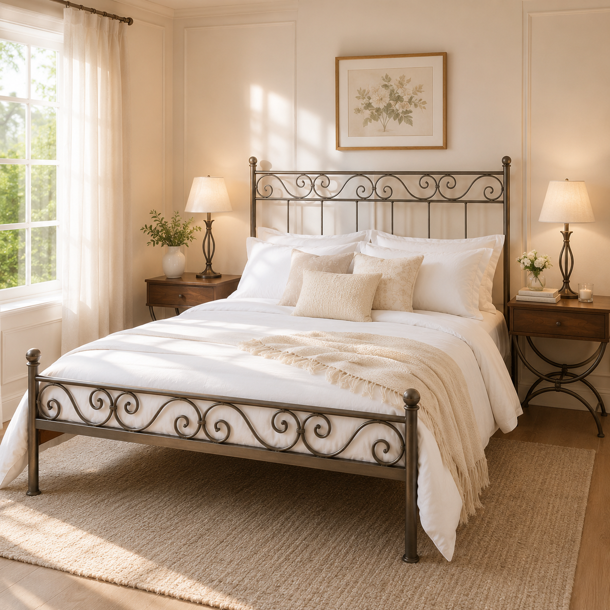 Natalie Metal Bed Frame