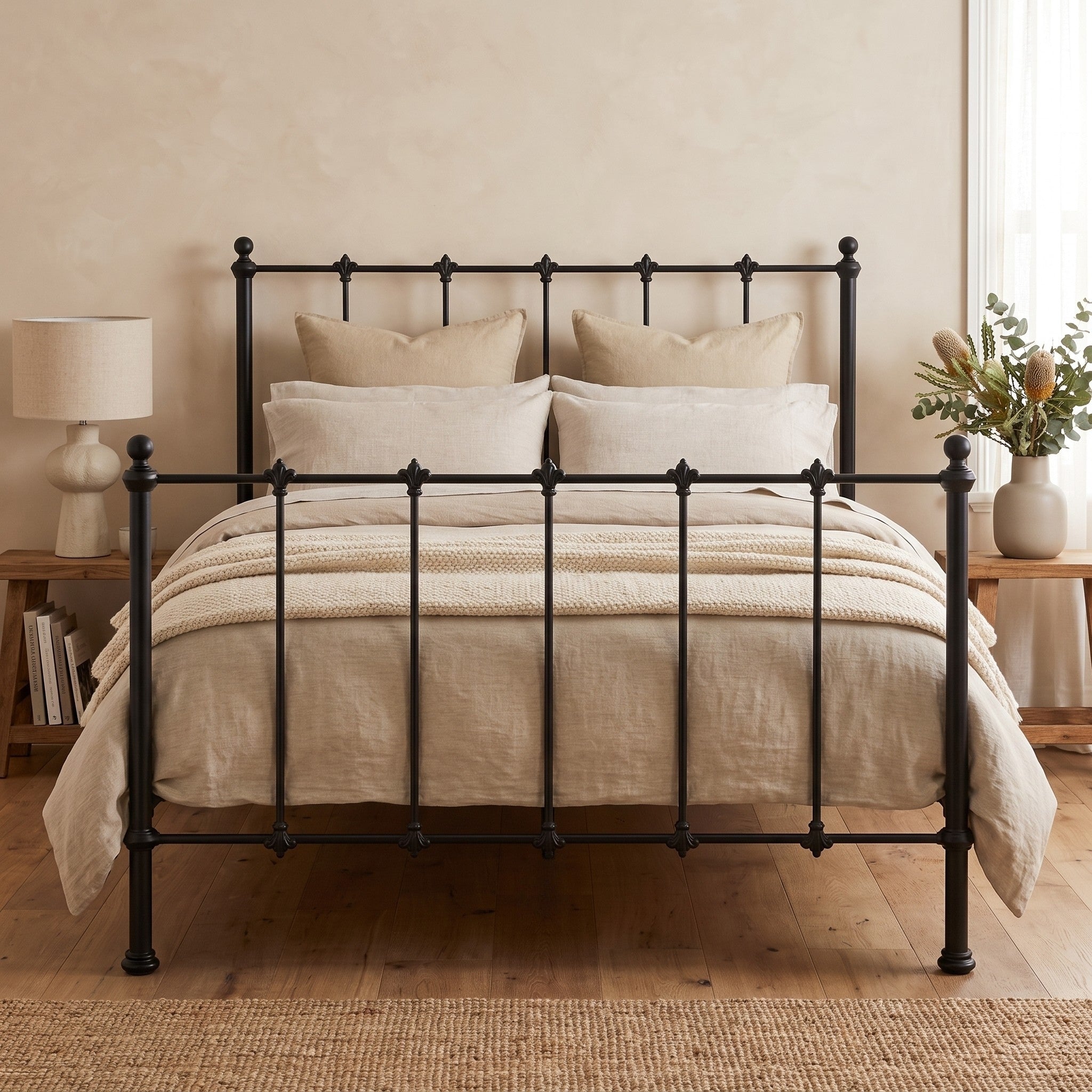 Perth Cast Iron Bed Frame