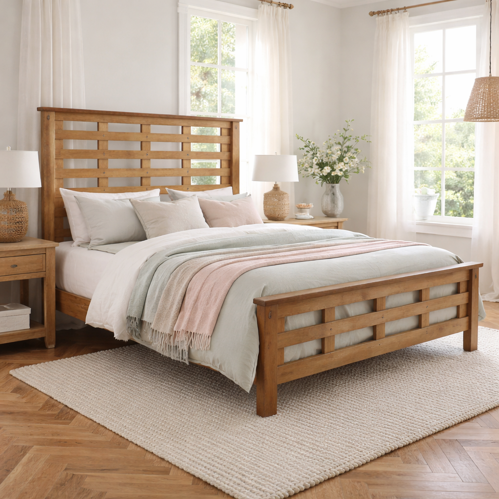 Pioneer Wood Bed Frame