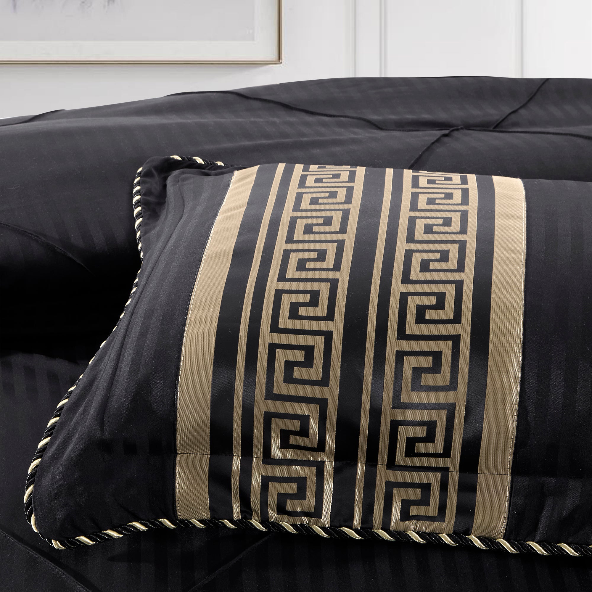 Raffaello Comforter Set Black
