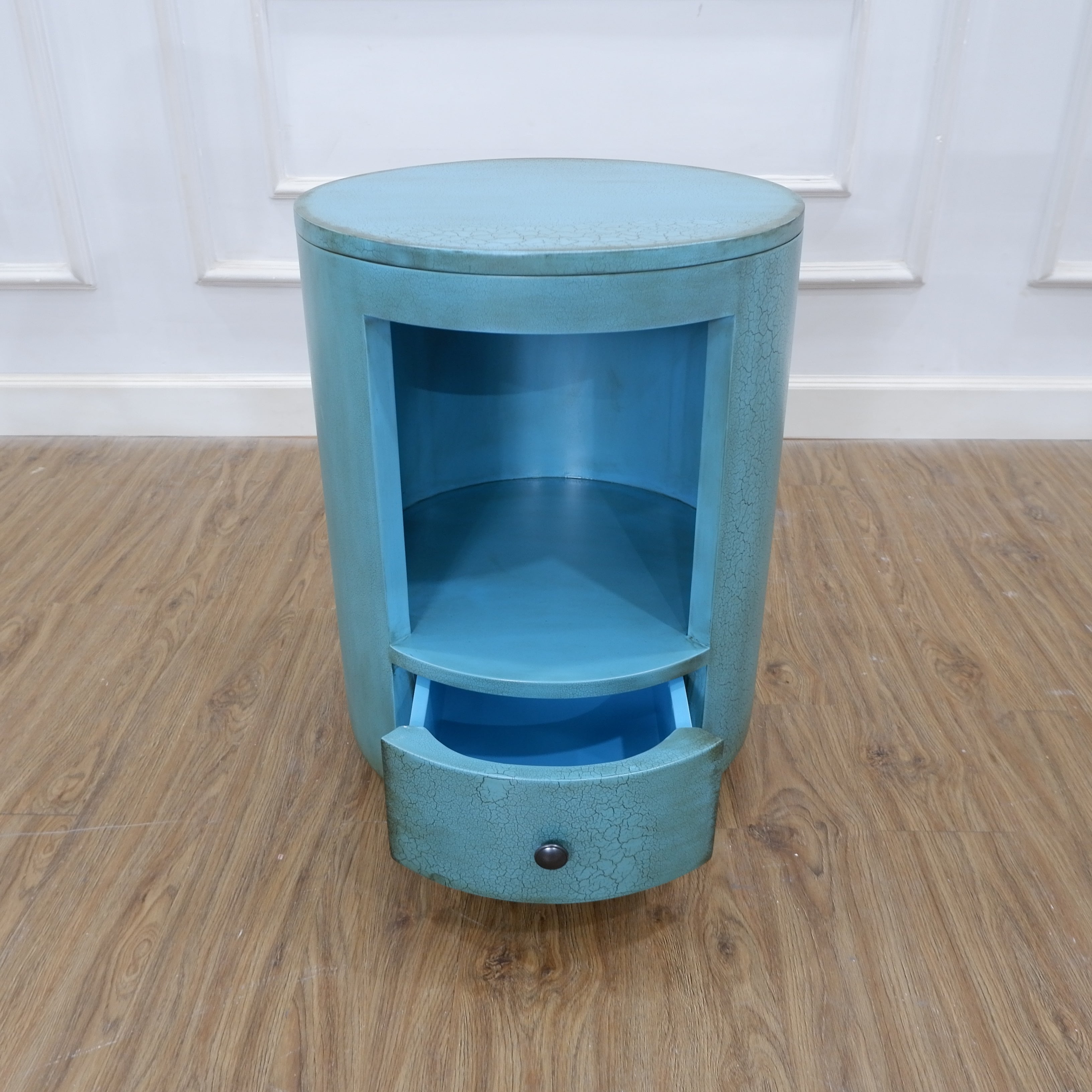 Turquoise Bedside Table