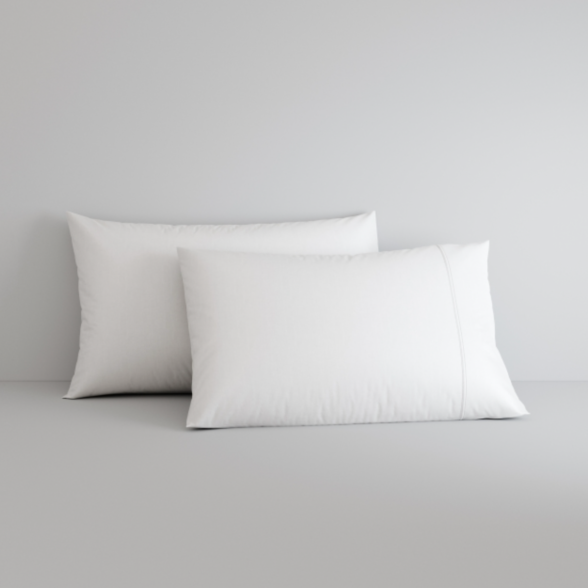 Egyptian Cotton Sateen Pillowcase Pair