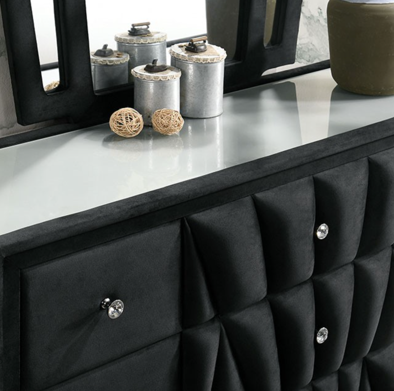 Carissa Dressing Table - Black