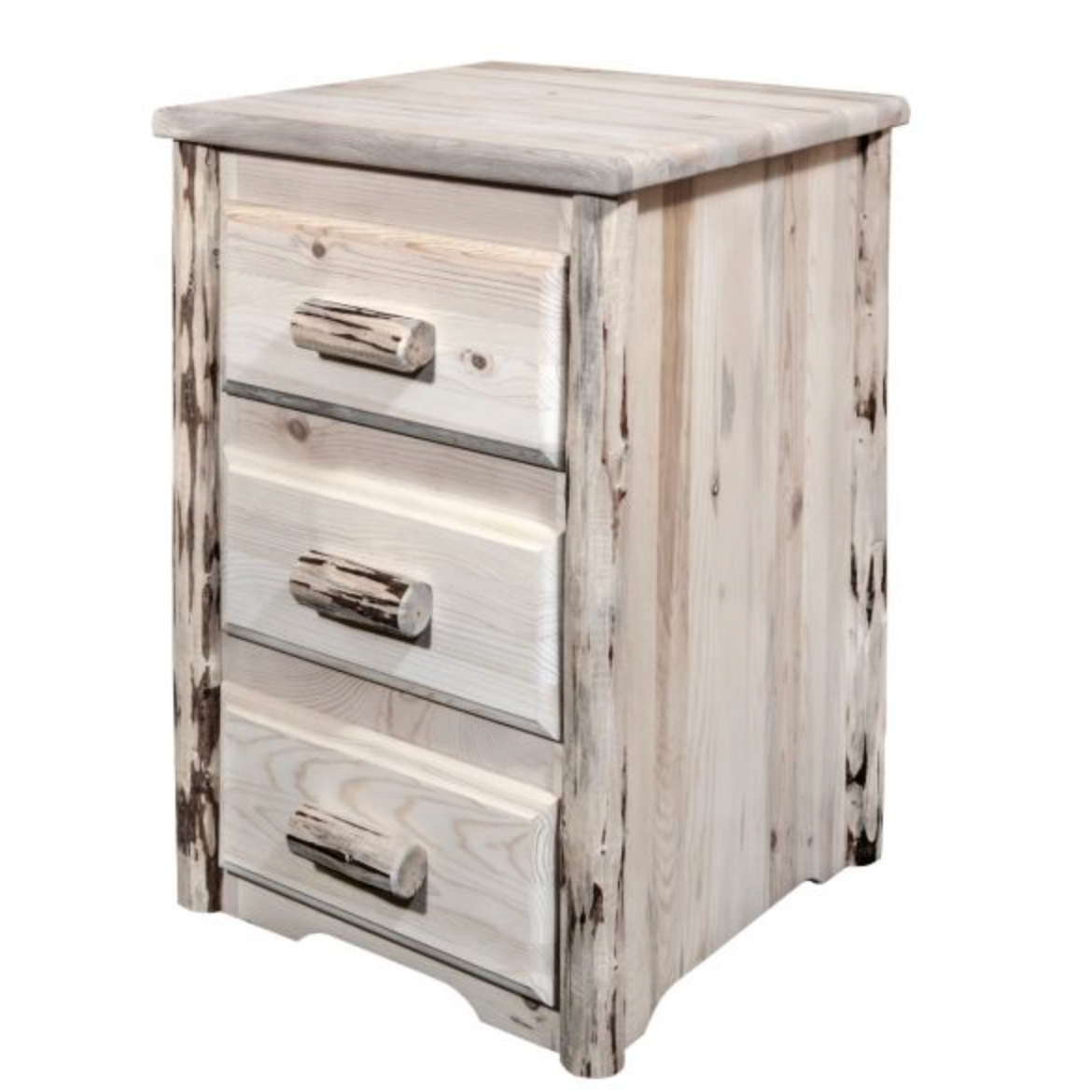 Montana Bedside Table with 3 Drawers