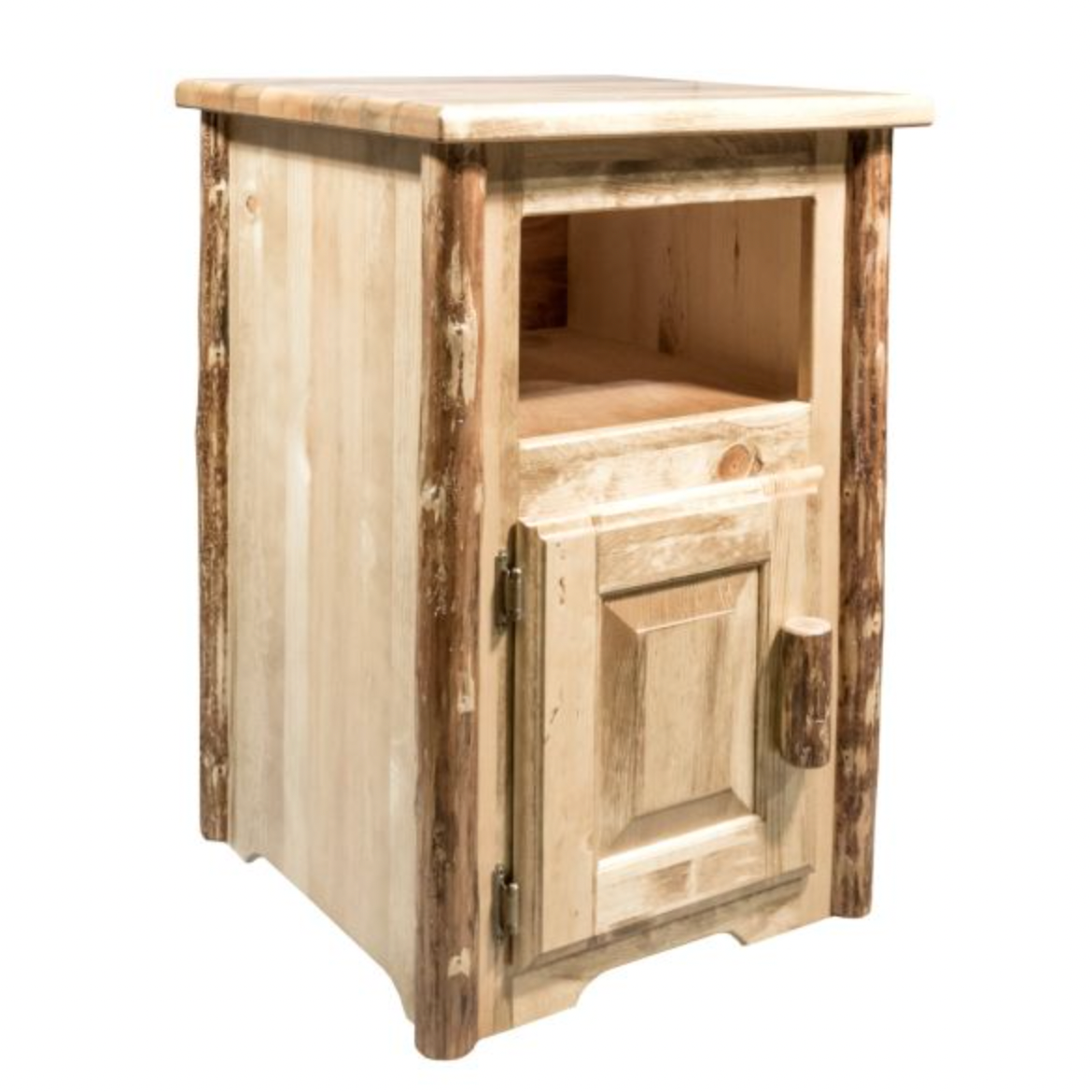 Glacier Country Bedside Table with Door