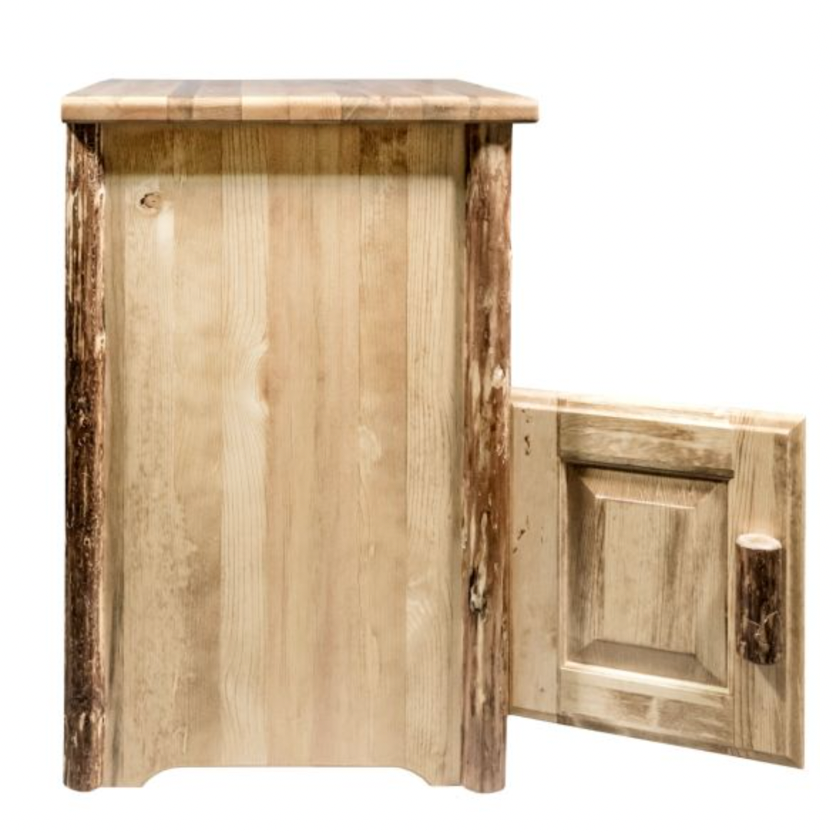 Glacier Country Bedside Table with Door