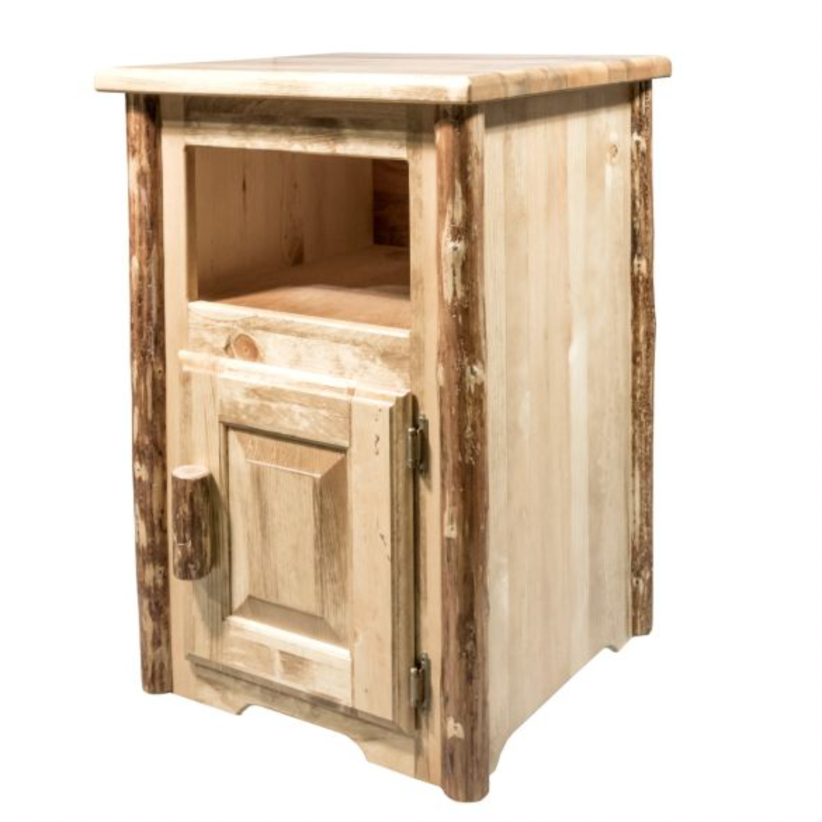 Glacier Country Bedside Table with Door