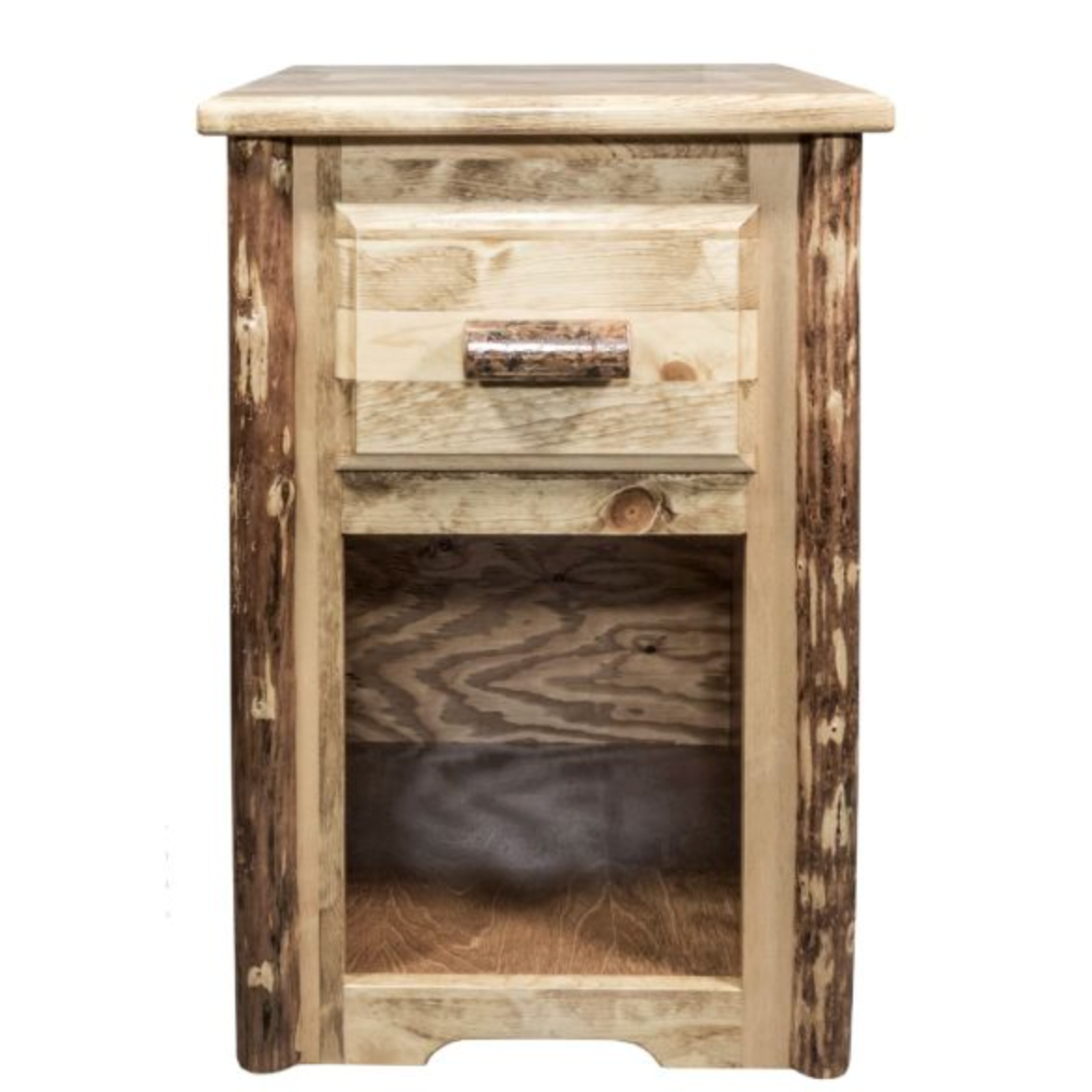 Glacier Country Bedside Table with Drawer