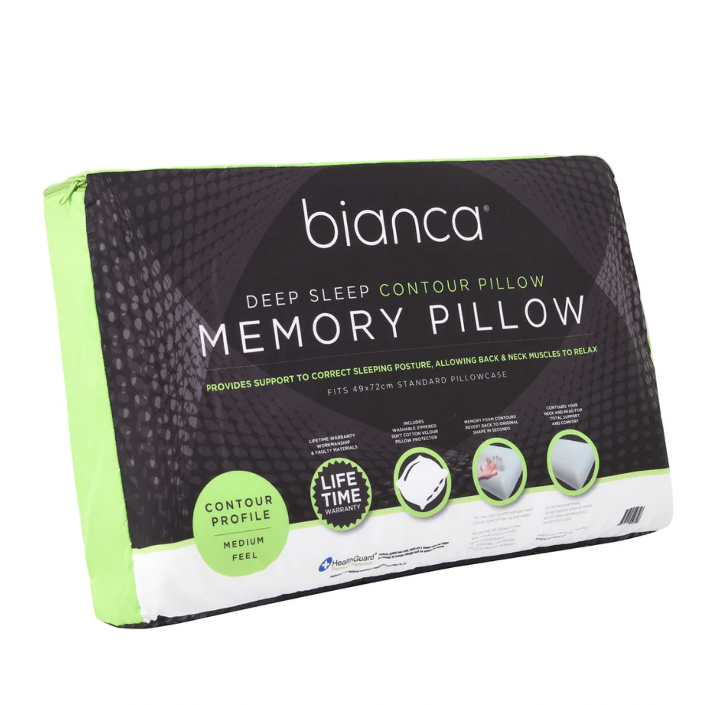 Deep Sleep Contour Memory Foam Pillow