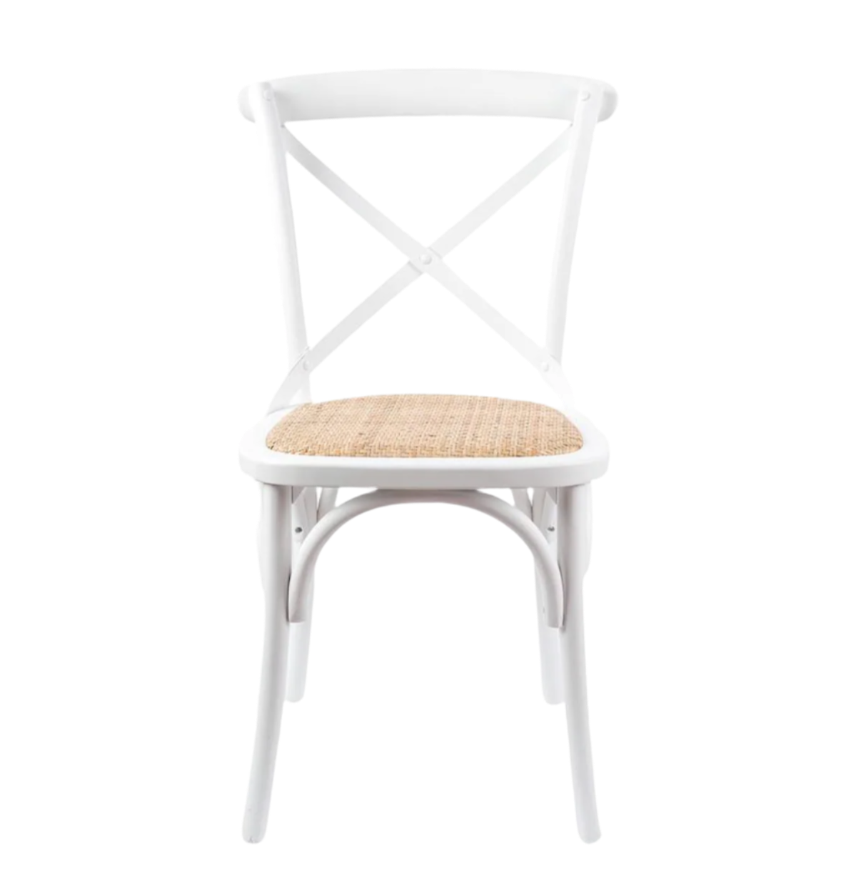 Rattan Dining Chair White